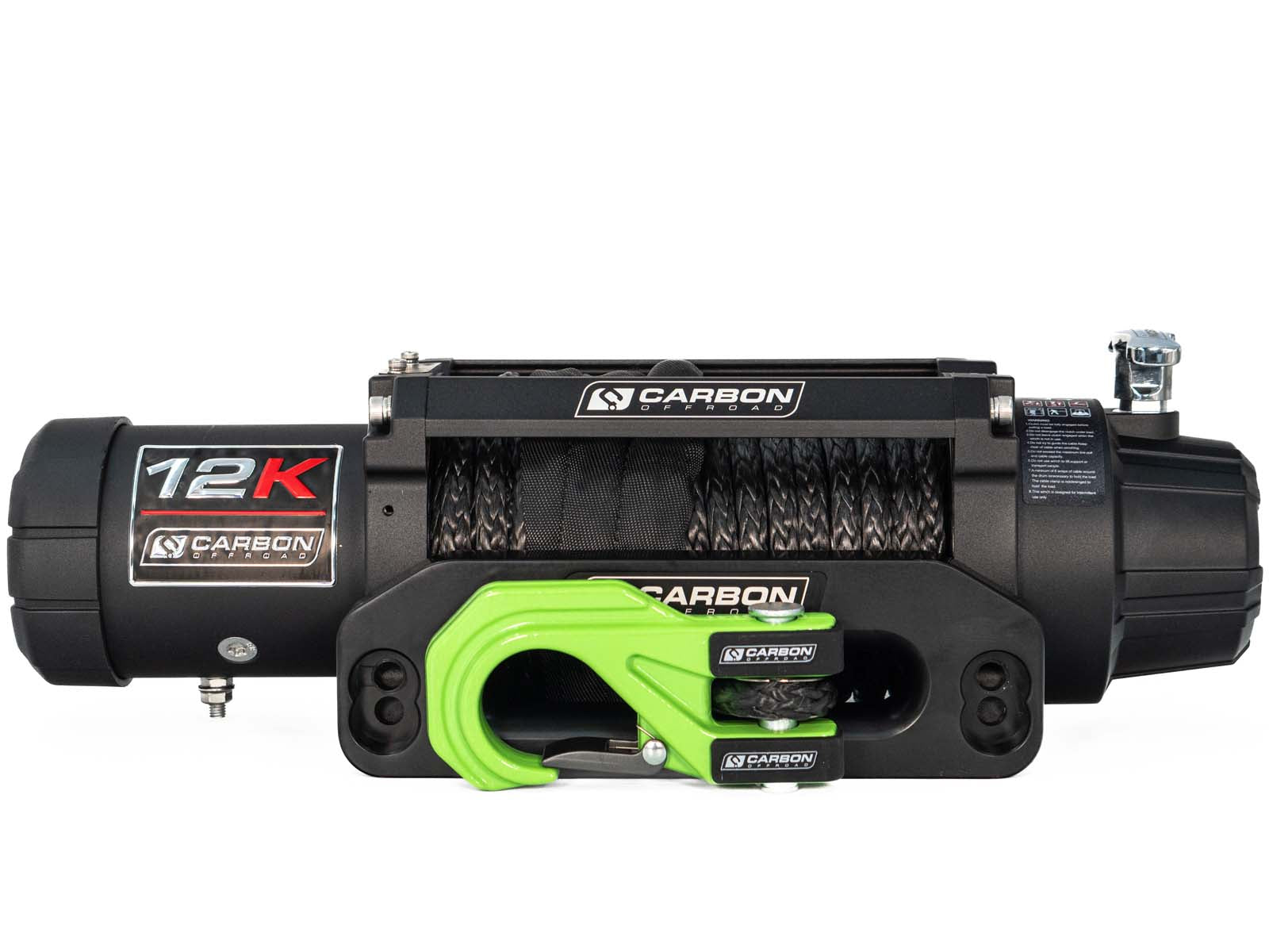 Carbon 12K - 12000lb Winch V3 | Carbon Offroad