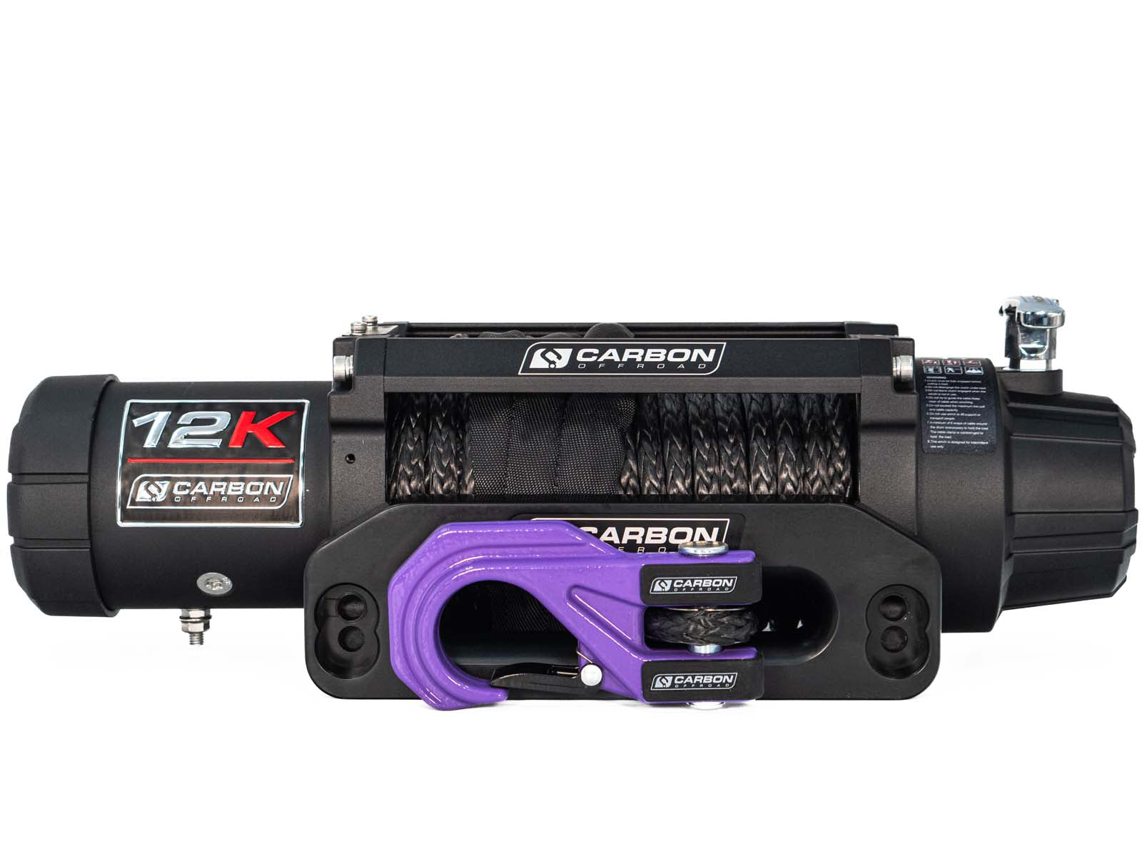 Carbon 12K - 12000lb Winch V3 | Carbon Offroad