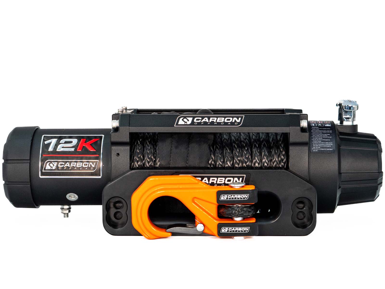 Carbon 12K - 12000lb Winch V3 | Carbon Offroad