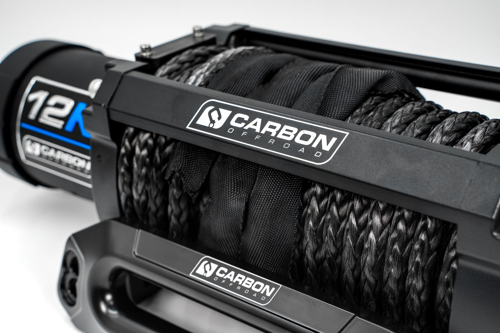 Carbon 12K - 12000lb Winch V3 with Soft Shackle | Carbon Offroad