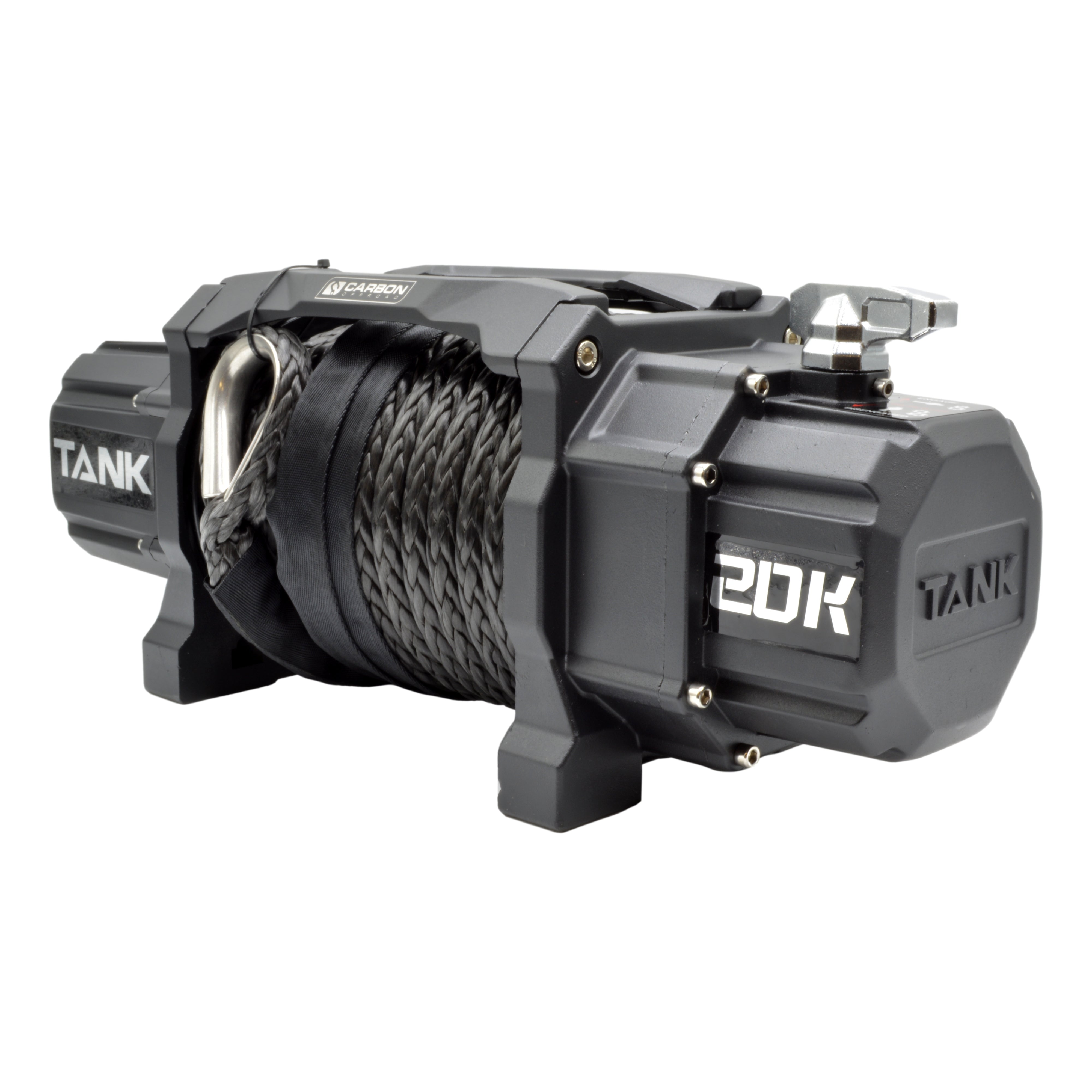 Carbon TANK - 20000lb Winch 24V | Carbon Offroad