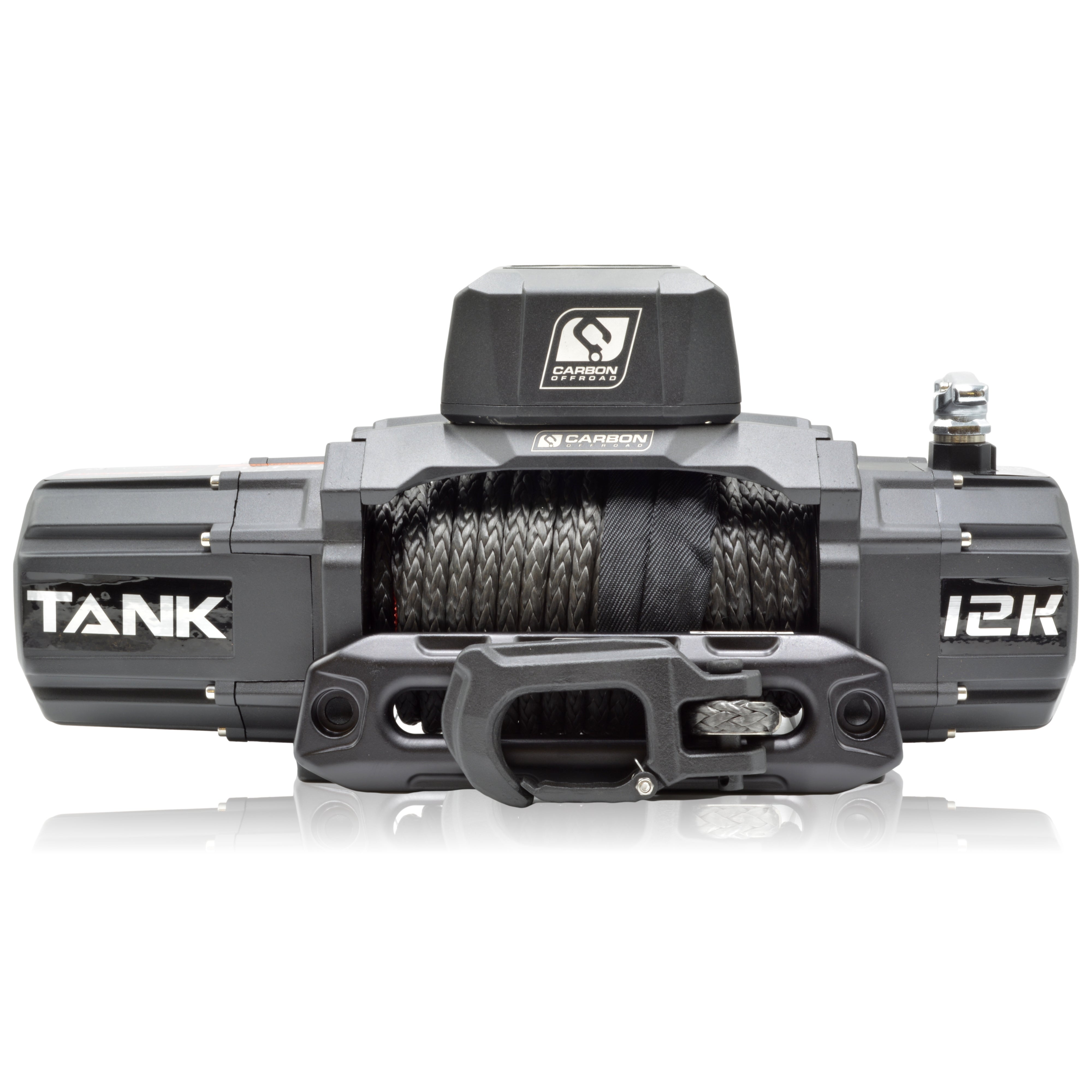 Carbon TANK - 12000lb Winch 12V | Carbon Offroad