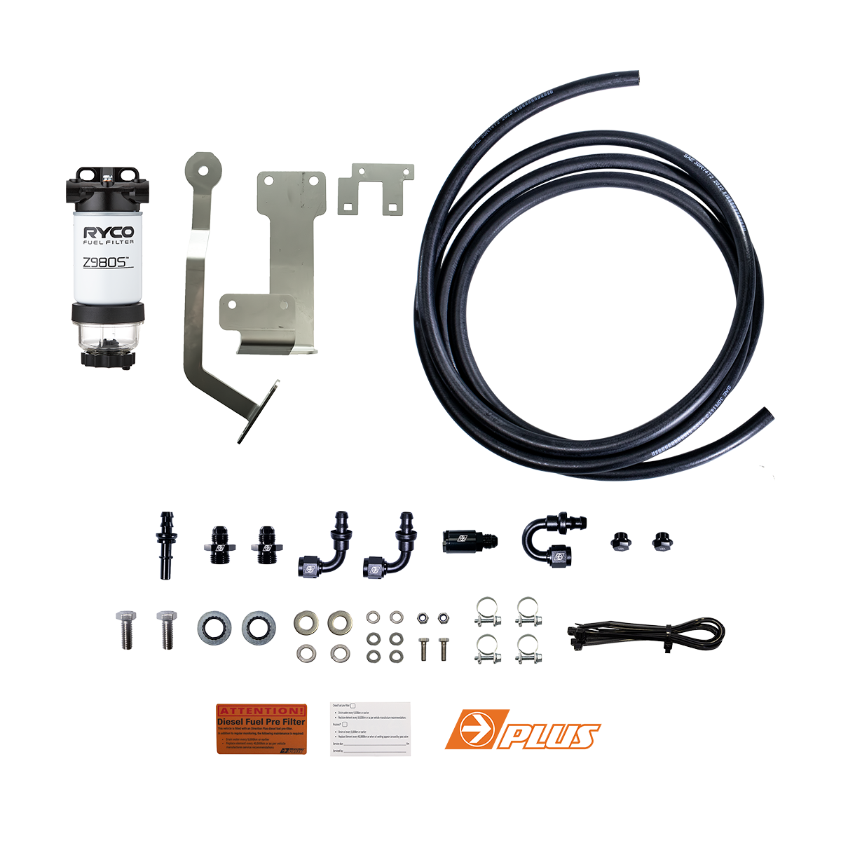 Direction Plus™ Ryco Pre-Filter Kit for Next-Gen Ford Ranger / Everest & VW Amarok 4cyl & 6 cyl - RC671DPK