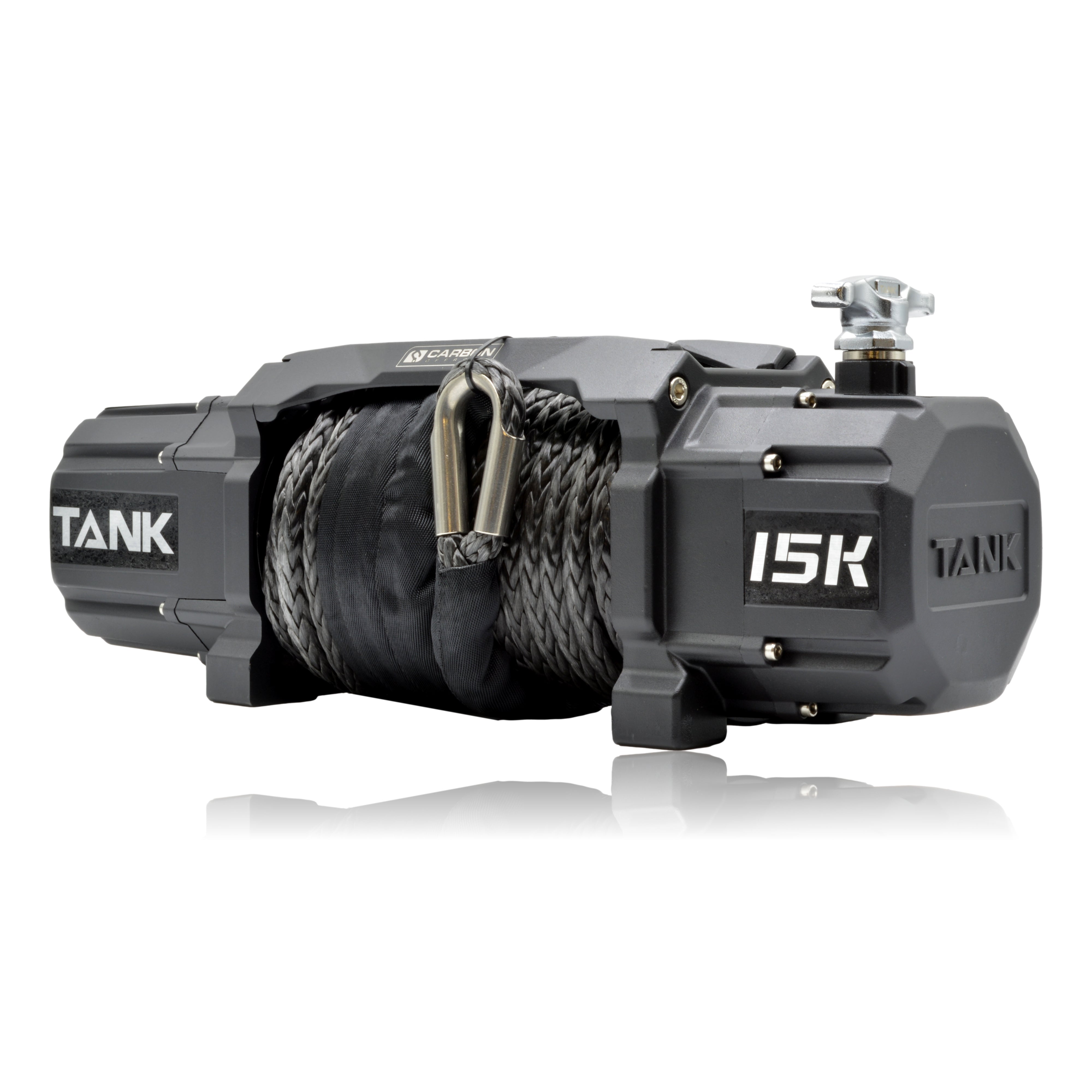 Carbon TANK - 15000lb Winch 12V | Carbon Offroad