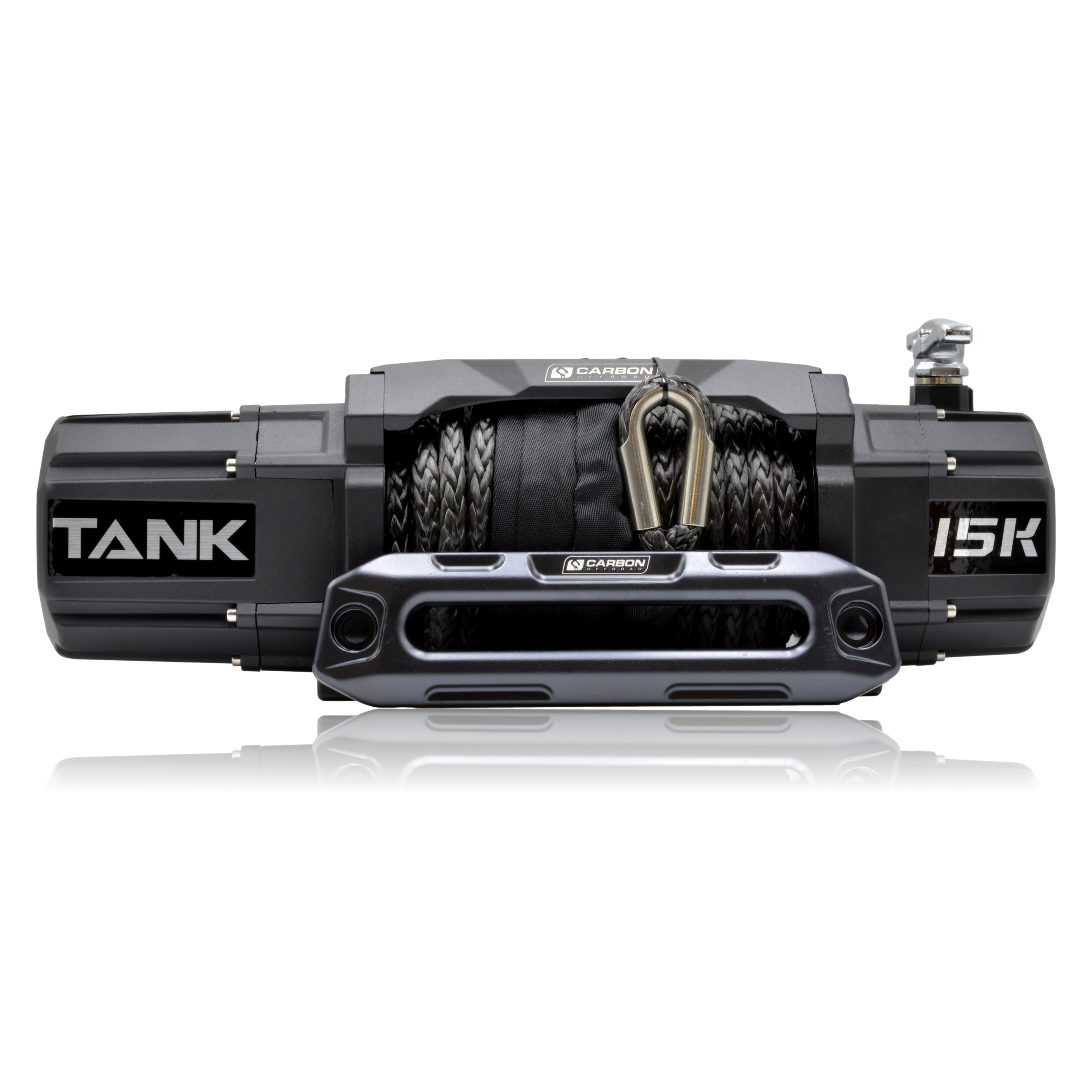 Carbon TANK - 15000lb Winch 12V | Carbon Offroad