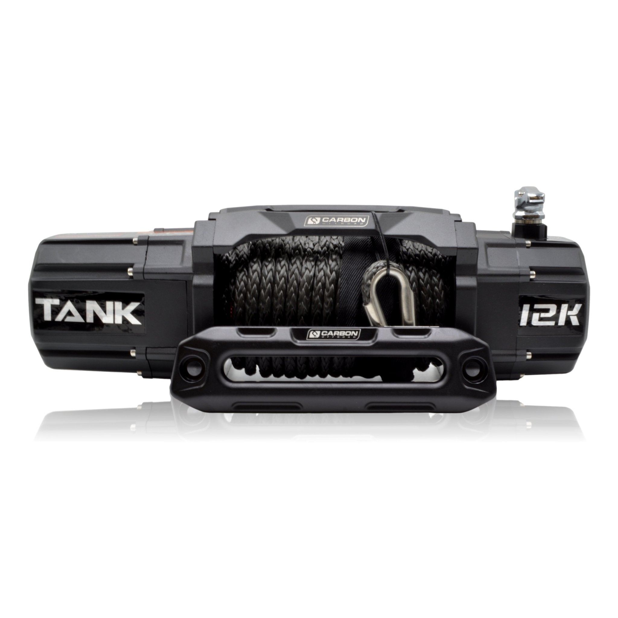 Carbon TANK - 12000lb Winch 12V | Carbon Offroad