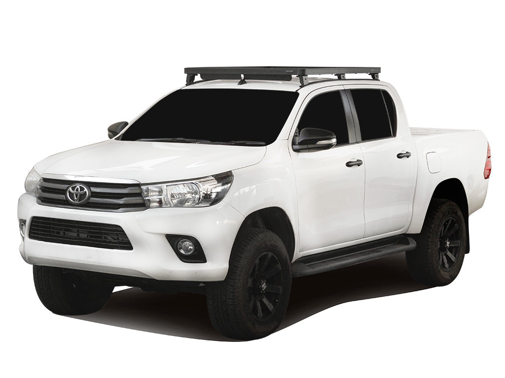 Toyota Hilux Revo DC (2016-Current) Track AND Feet Slimline II Roof Rack Kit | Front Runner