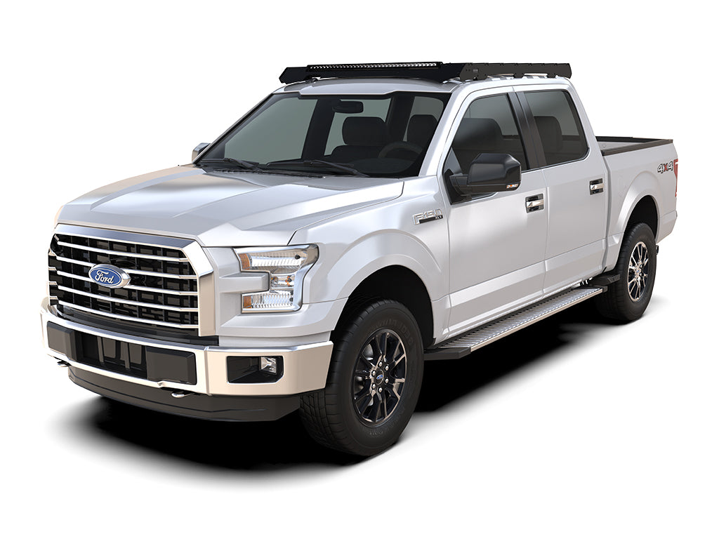 Ford F-150 Super Crew (2015-2020) Slimsport Roof Rack Kit / Lightbar ready | Front Runner