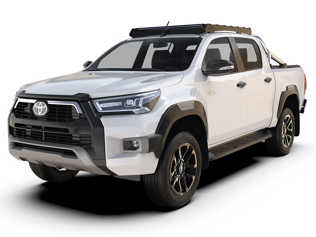 Toyota Hilux (2015-Current) Slimsport Roof Rack Kit Lightbar ready | Front Runner